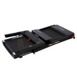 Two-deck black treadmill/training machine with red knobs, branded 'Pro Action' (gym cardio equipment)