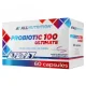 Box of All Nutrition Probiotic 100 Ultimate dietary supplement, 60 capsules, with blue/red design and product name visible