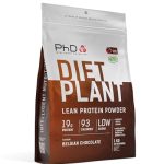 PHD Diet Plant Lean Protein Powder bag in Belgian Chocolate flavor (1 kg).