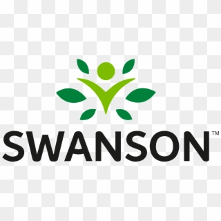 Swanson logo: green abstract human figure with leaf shapes above, and the bold word SWANSON below.